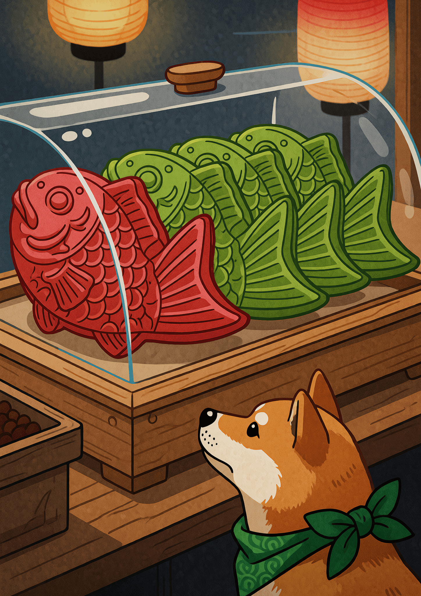 Golden Taiiyaki Stand