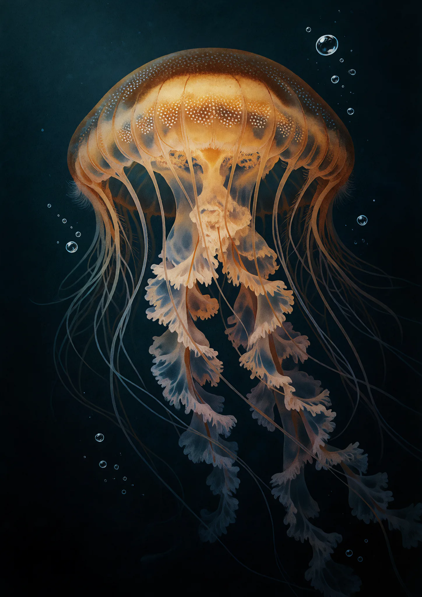 Moon Jellyfish Drift