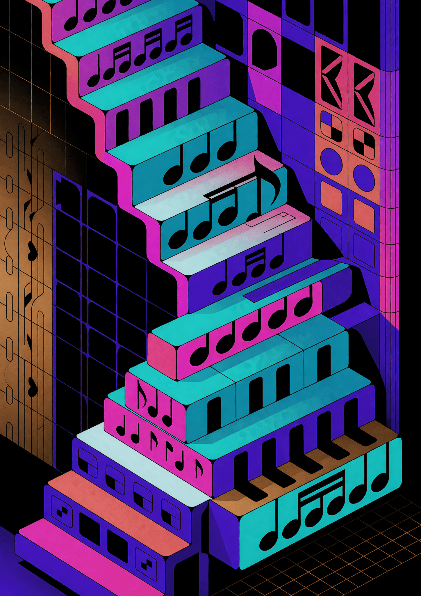The Octave Staircase