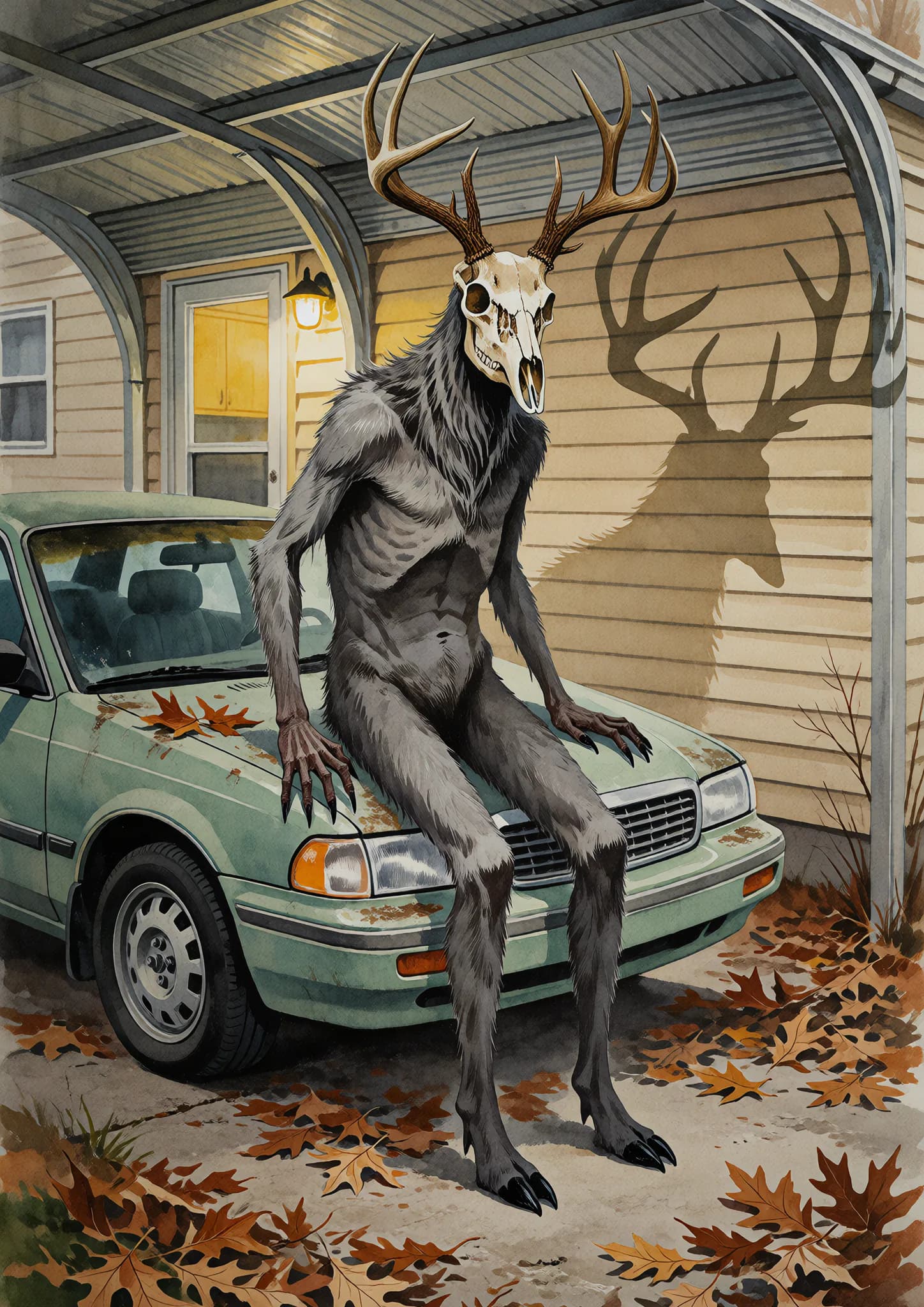 Wendigo In Carport
